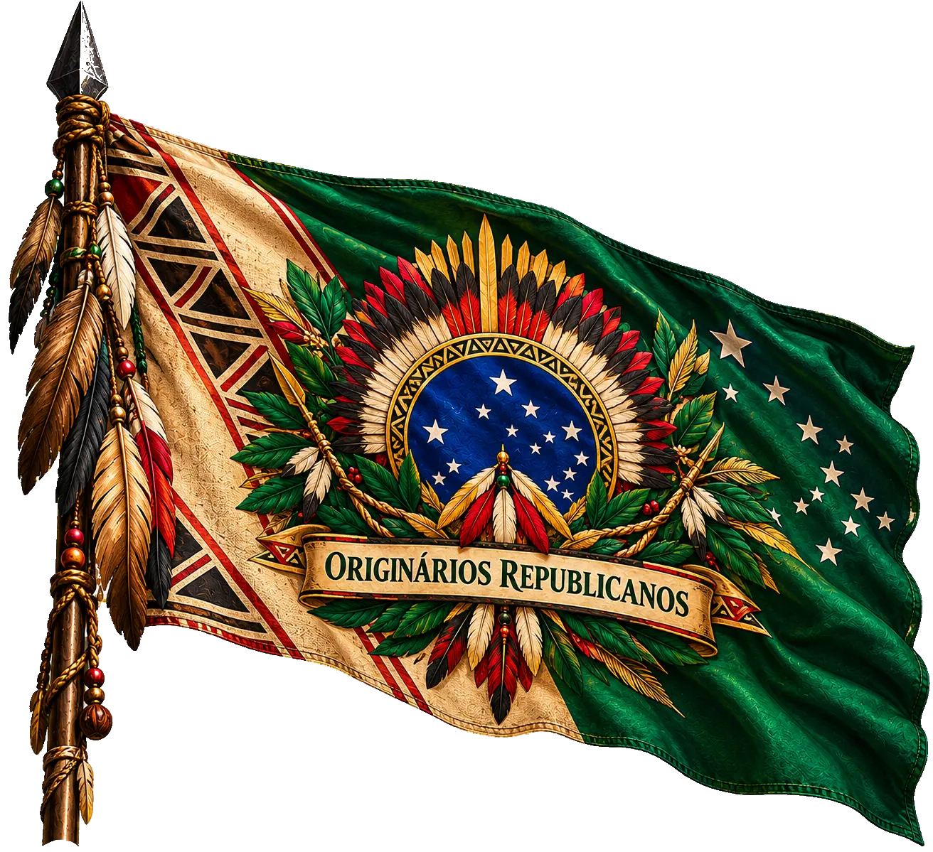 Bandeira dos Povos Originários da República
